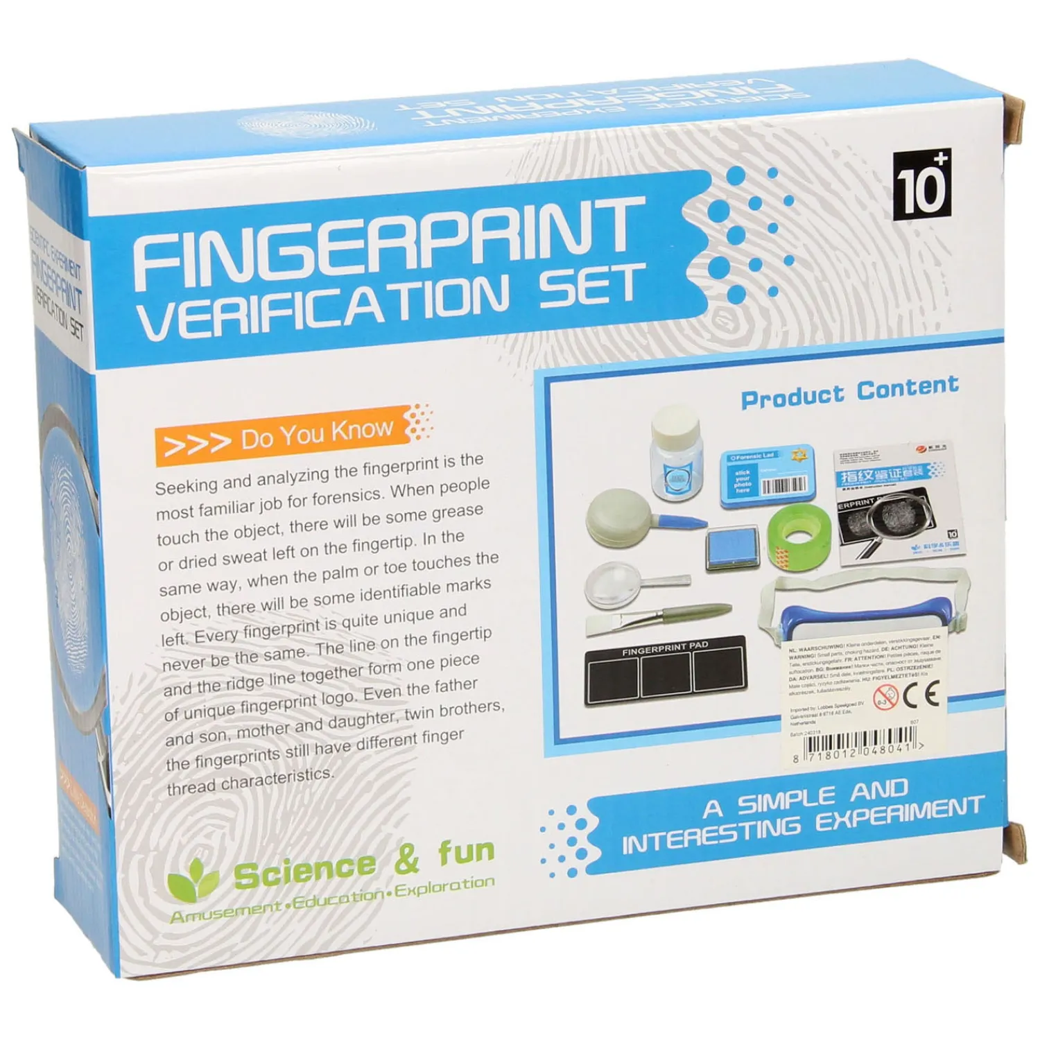 Detective Set Vingerafdrukken> Hot