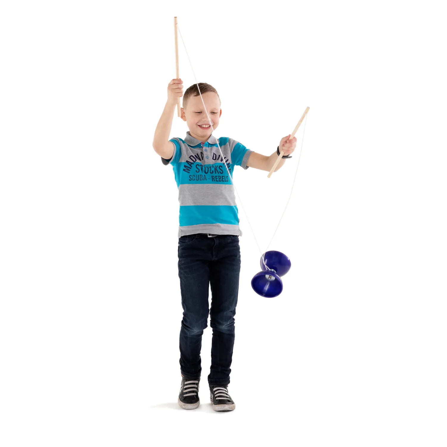 Playfun Diabolo met Houten Stokken Hot