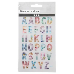 Diamant Stickers Alfabet, 1 Vel>Creativ Company Sale