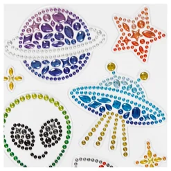 Diamant Stickers Ruimte, 1 Vel-Creativ Company New