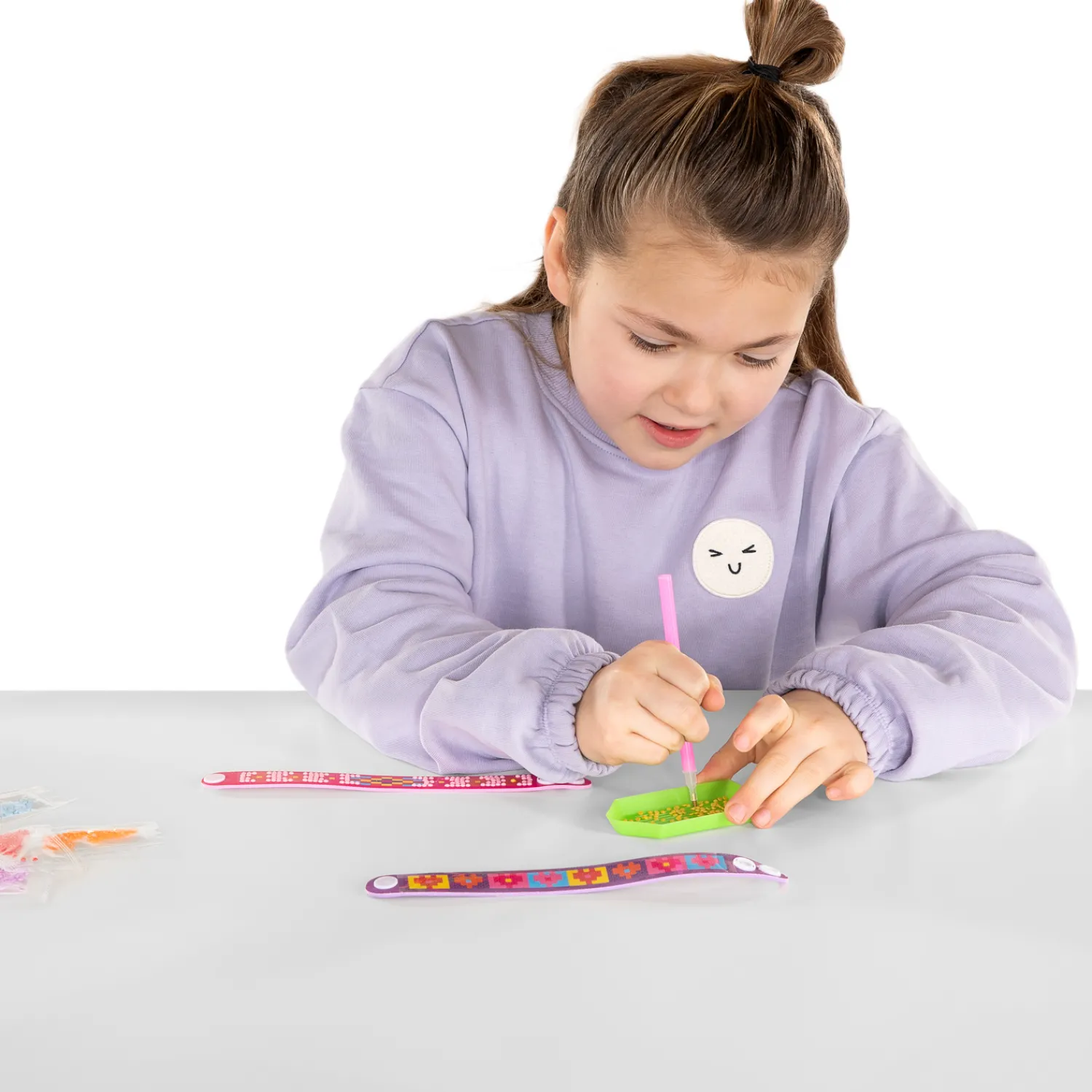 Diamond Painting Armbanden Roze, 2st.-Grafix Sale