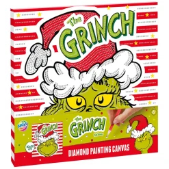 Creative Craft Group Diamond Painting Canvas The Grinch - 30x30cm Clearance
