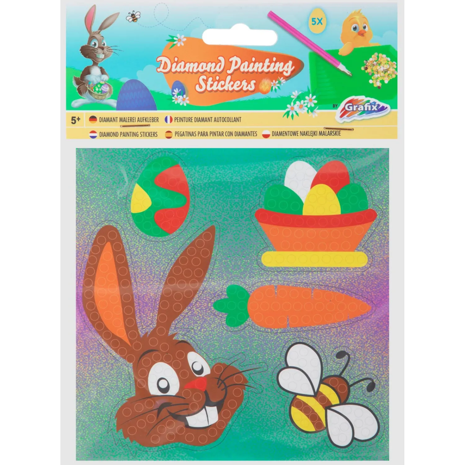 Grafix Diamond Painting Stickers Pasen Clearance
