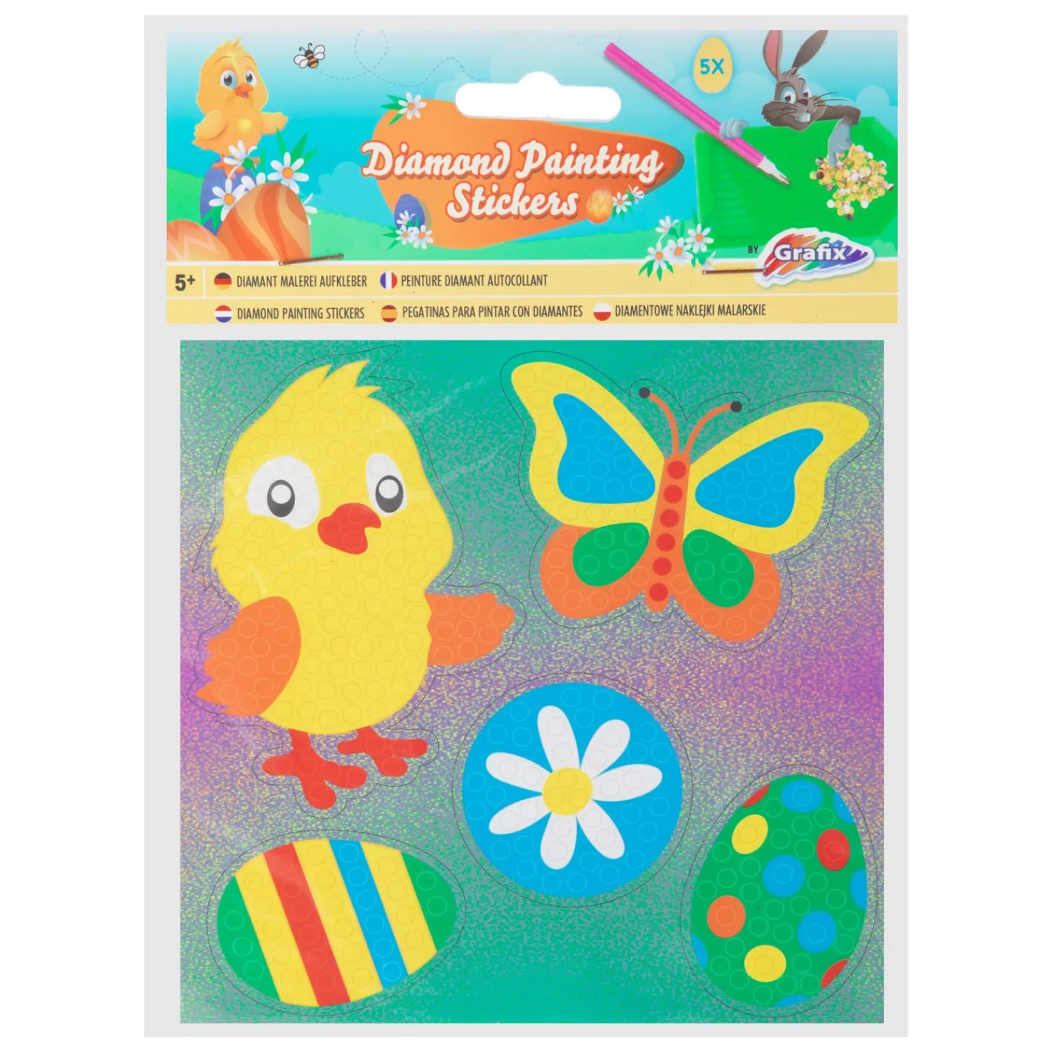 Grafix Diamond Painting Stickers Pasen Clearance