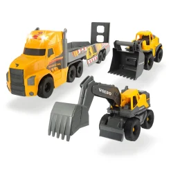 Dickie Mack/Volvo Transporter met Werkvoertuigen Hot