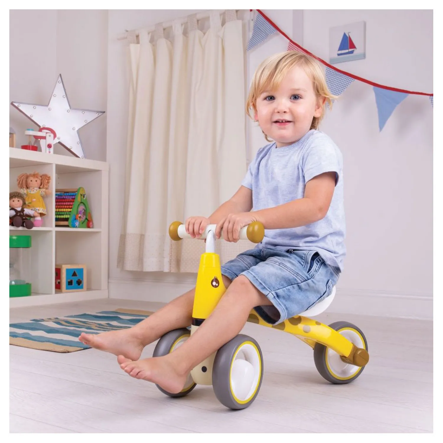 Bigjigs Diditrike Loopfiets Giraffe New