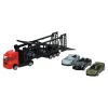 Die-cast Transporter met 4 metalen auto's> Discount
