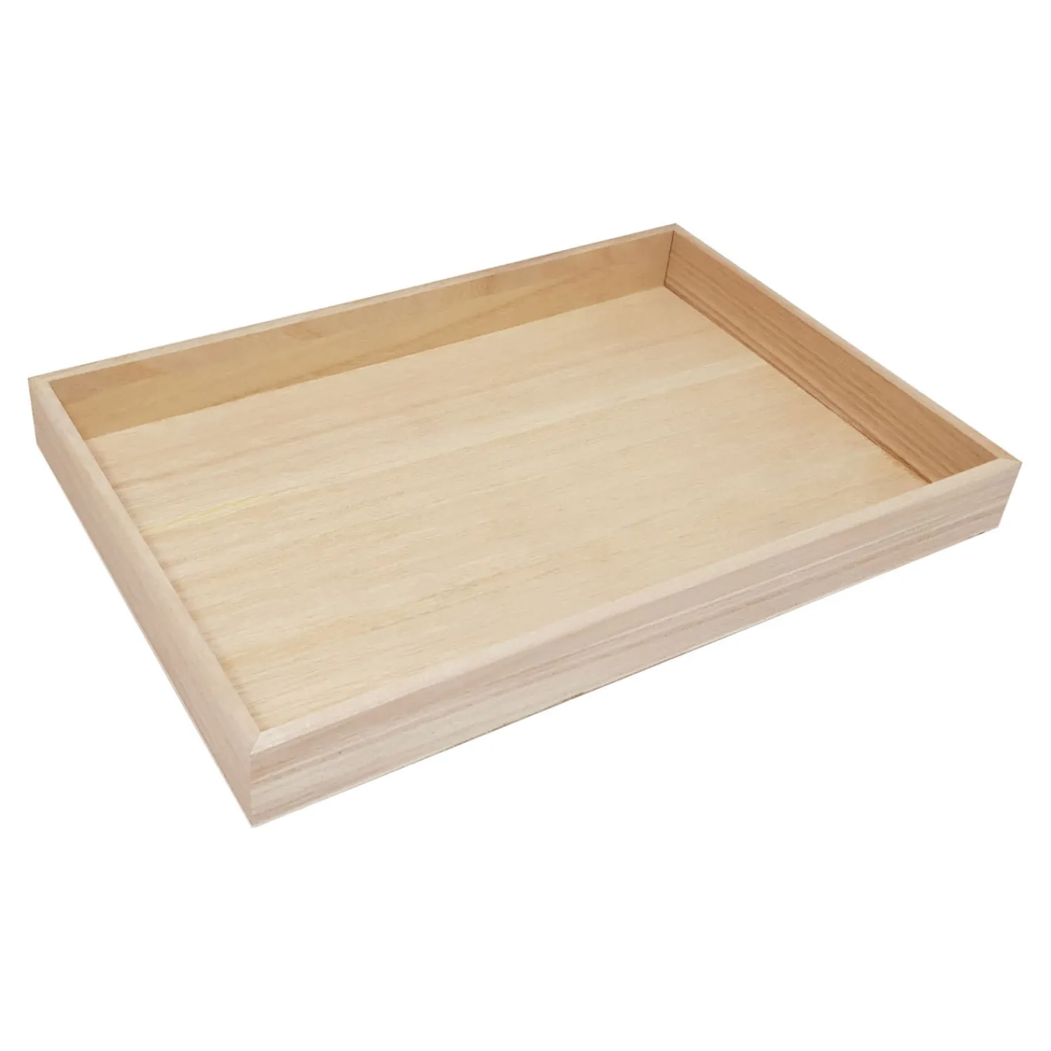 Dienblad Klein Paulownia Hout, 24x15,5cm-Playwood Outlet