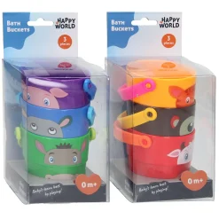 Dieren Emmertjes Stapelbaar, 3st.>Johntoy Clearance