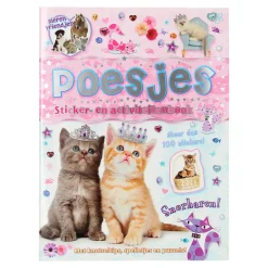 Dierenvriendjes - Poesjes Sticker- en Activiteitenboek- Outlet