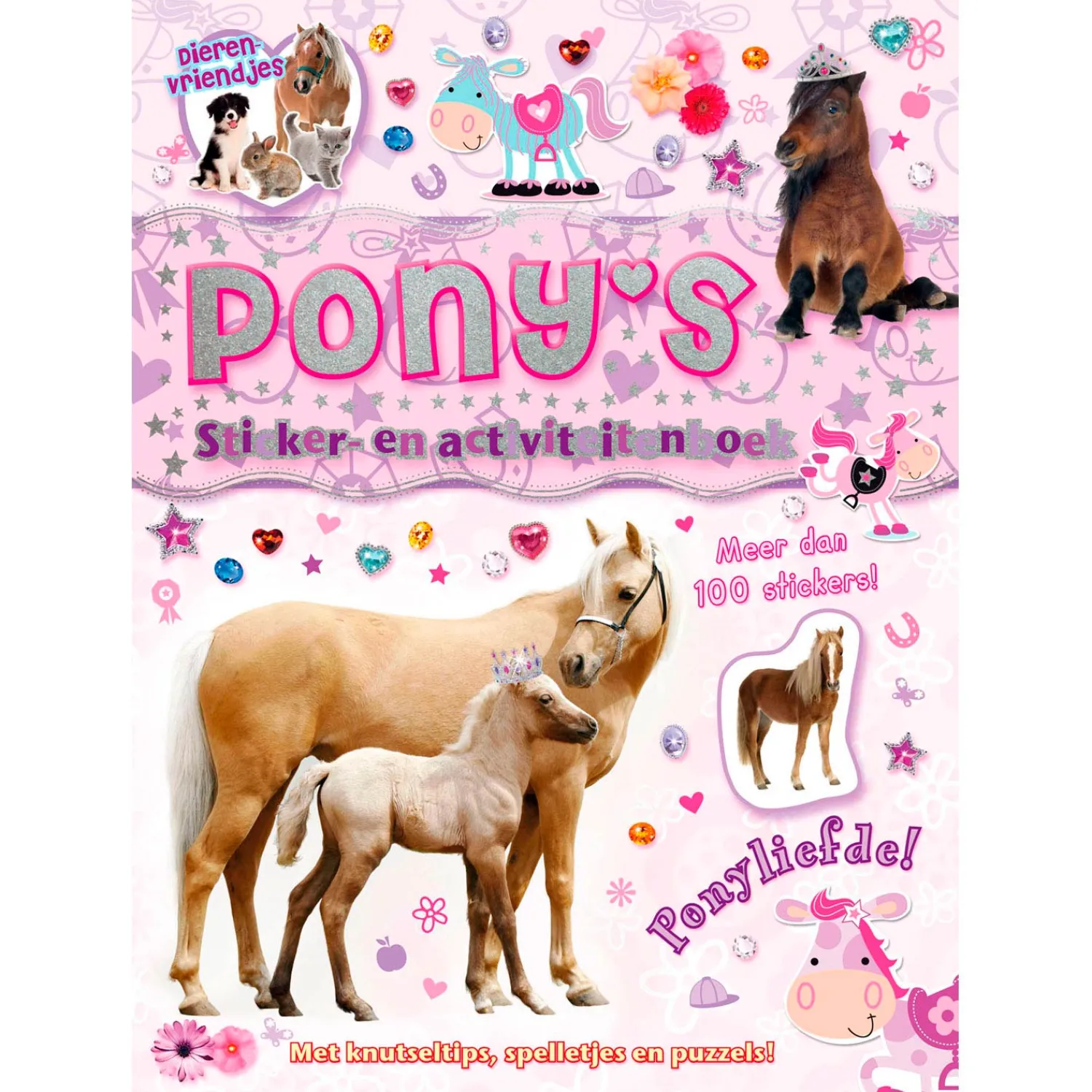 Rebo Publishers Dierenvriendjes - Pony's Sticker- en Activiteitenboek New
