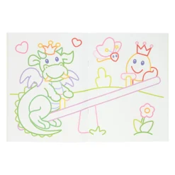 Dikke Lijnen Kleurboek Color - Draak-Mondikaarten Outlet