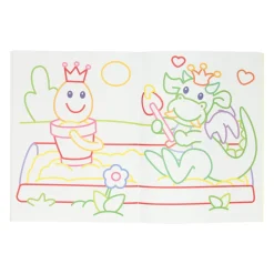 Dikke Lijnen Kleurboek Color - Draak-Mondikaarten Outlet