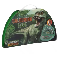 Dino Kleurkoffer, 51dlg.>Creative Craft Group Clearance