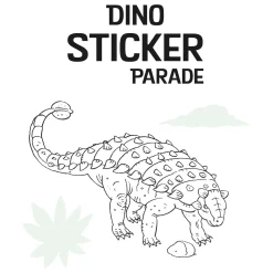 Deltas Dino Sticker Parade Hot