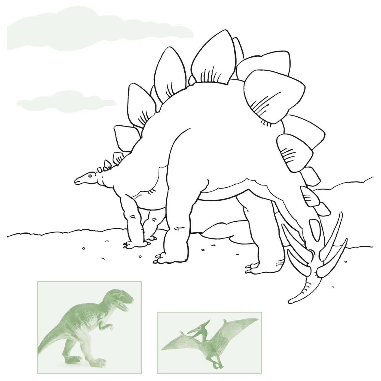 Deltas Dino Sticker Parade Hot