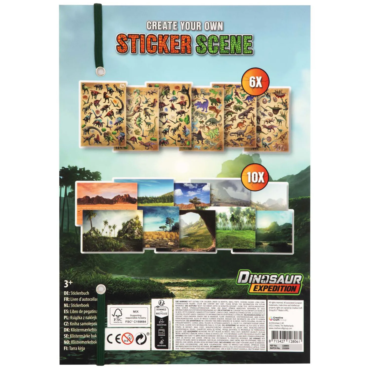 Creative Craft Group Dino Stickerboek Sale