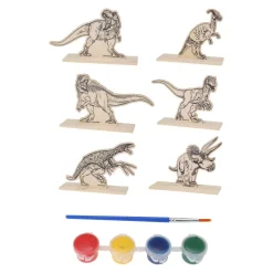 Dino Verfsetje Hout, 6dlg. Online