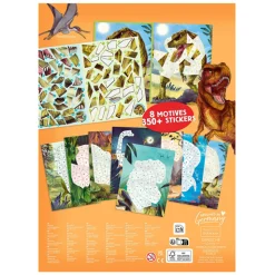 Depesche Dino World Dino World Nummer Stickers Stickerboek Hot