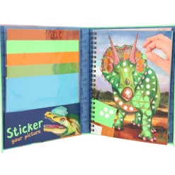Dino World Stickerboek Sticker Your Picture-Depesche Dino World Sale