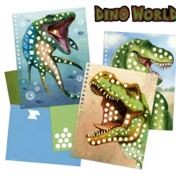 Dino World Stickerboek Sticker Your Picture-Depesche Dino World Sale