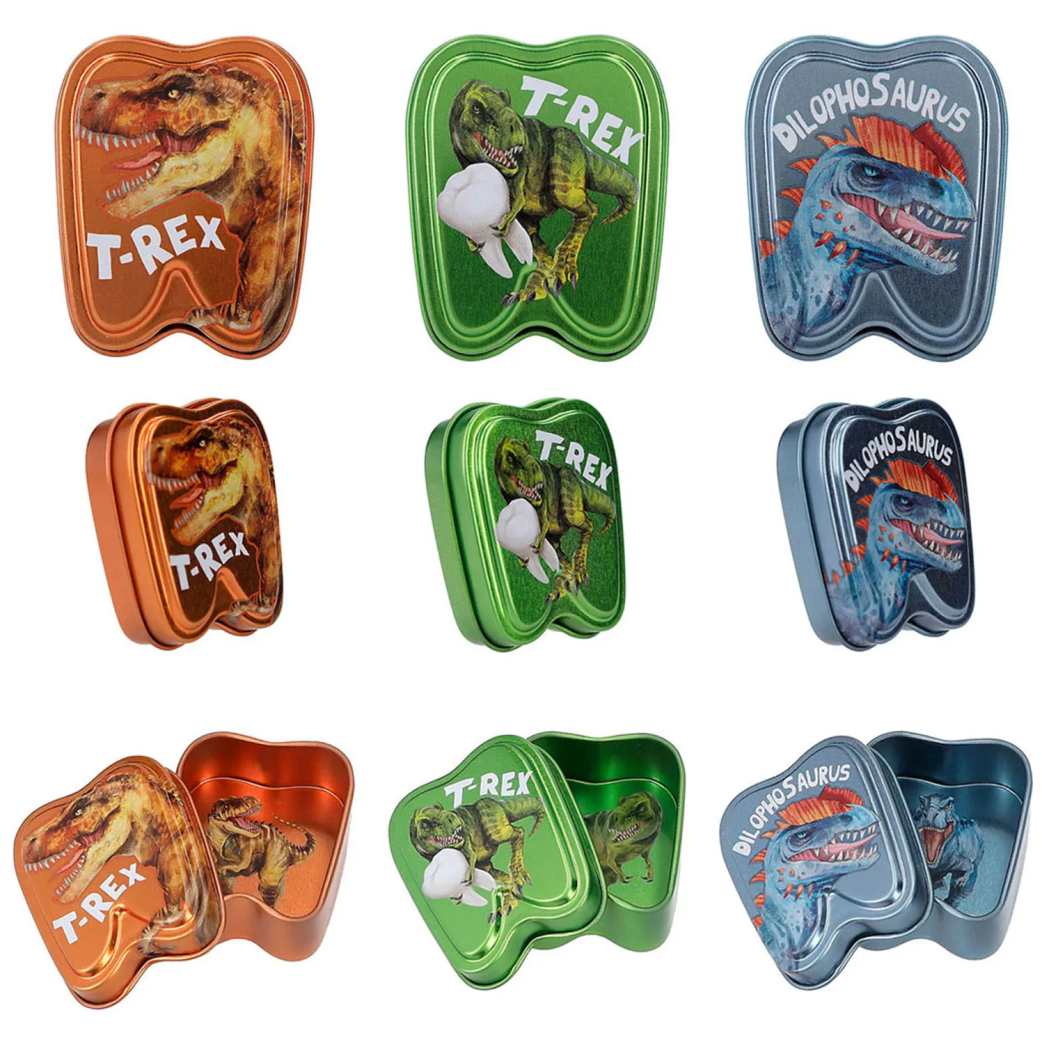 TOPModel Dino World Tanden Blikje Best