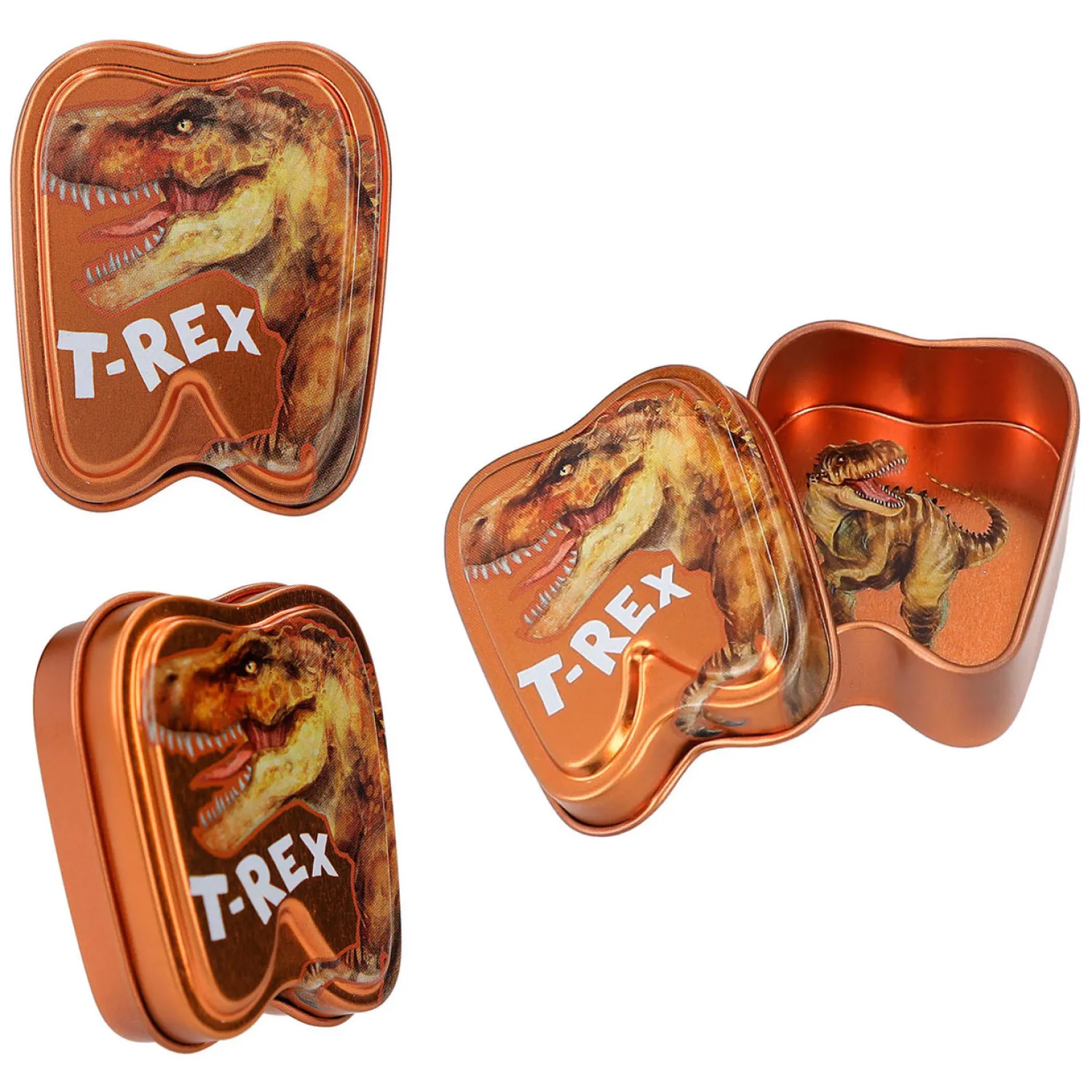 TOPModel Dino World Tanden Blikje Best