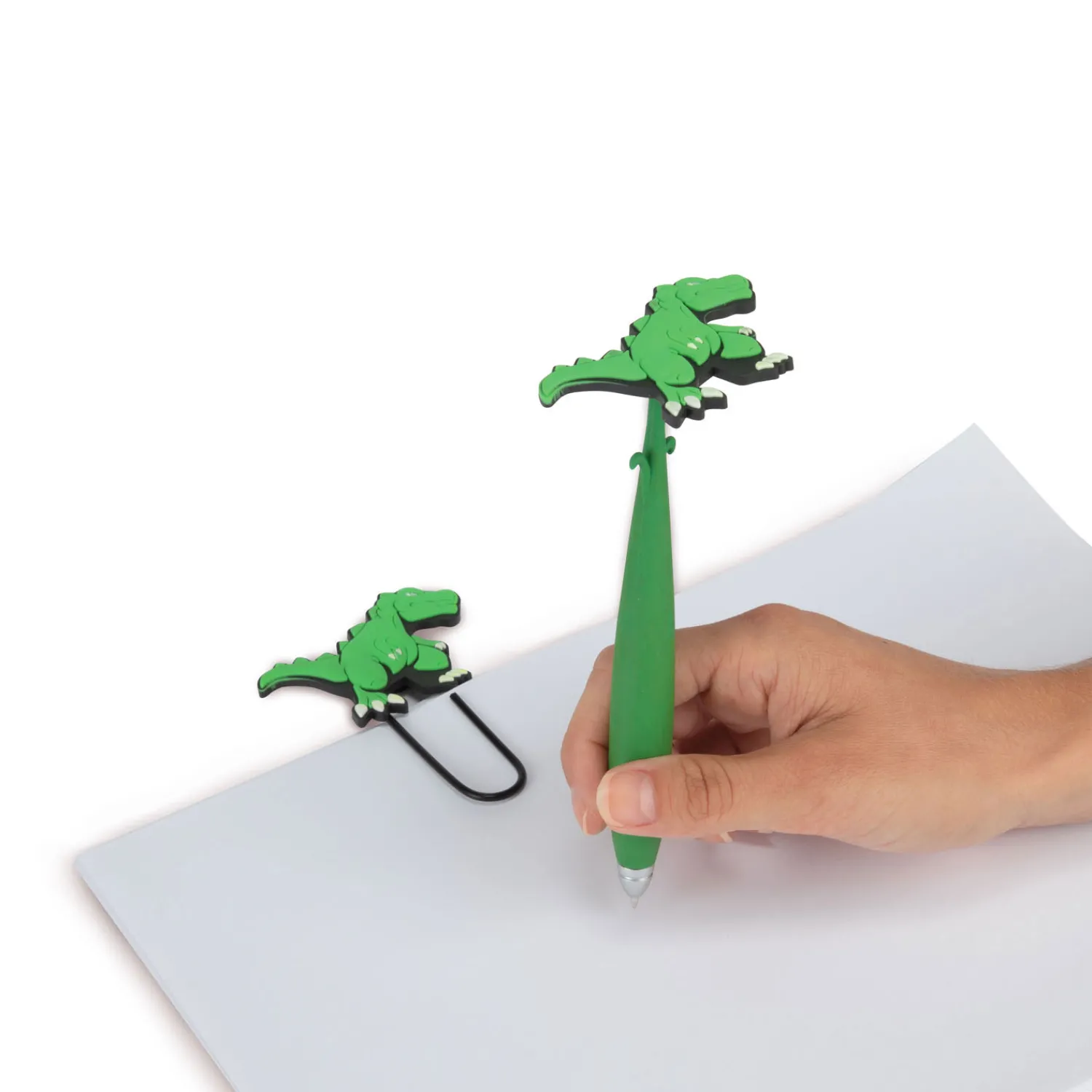 Toi-Toys Dinosaurus Mega Paperclip met Pen Best