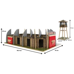 Dinoworld Houten Dinosaurus Park met Uitkijktoren Speelset><noscript><img width=