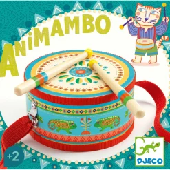 Djeco Animambo Trommel met Stokken Hot