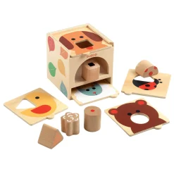 Boxbasic Houten Vormenspel, 6dlg.>Djeco Online