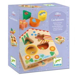 Cachaboom Houten Vormendoos, 5dlg.>Djeco Hot
