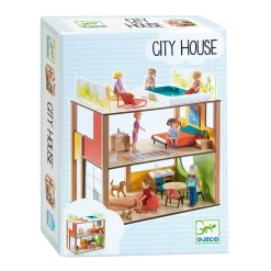 City House  Houten Poppenhuis incl. Meubels-Djeco Best