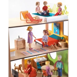 City House  Houten Poppenhuis incl. Meubels-Djeco Best