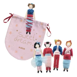 Djeco DIY - Knutselset 5 Houten Popjes Discount