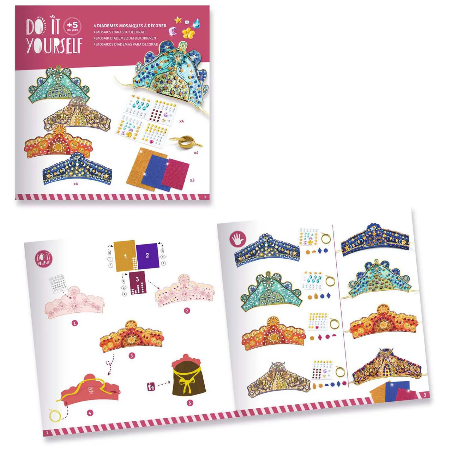 Djeco DIY - Knutselset Diademen-