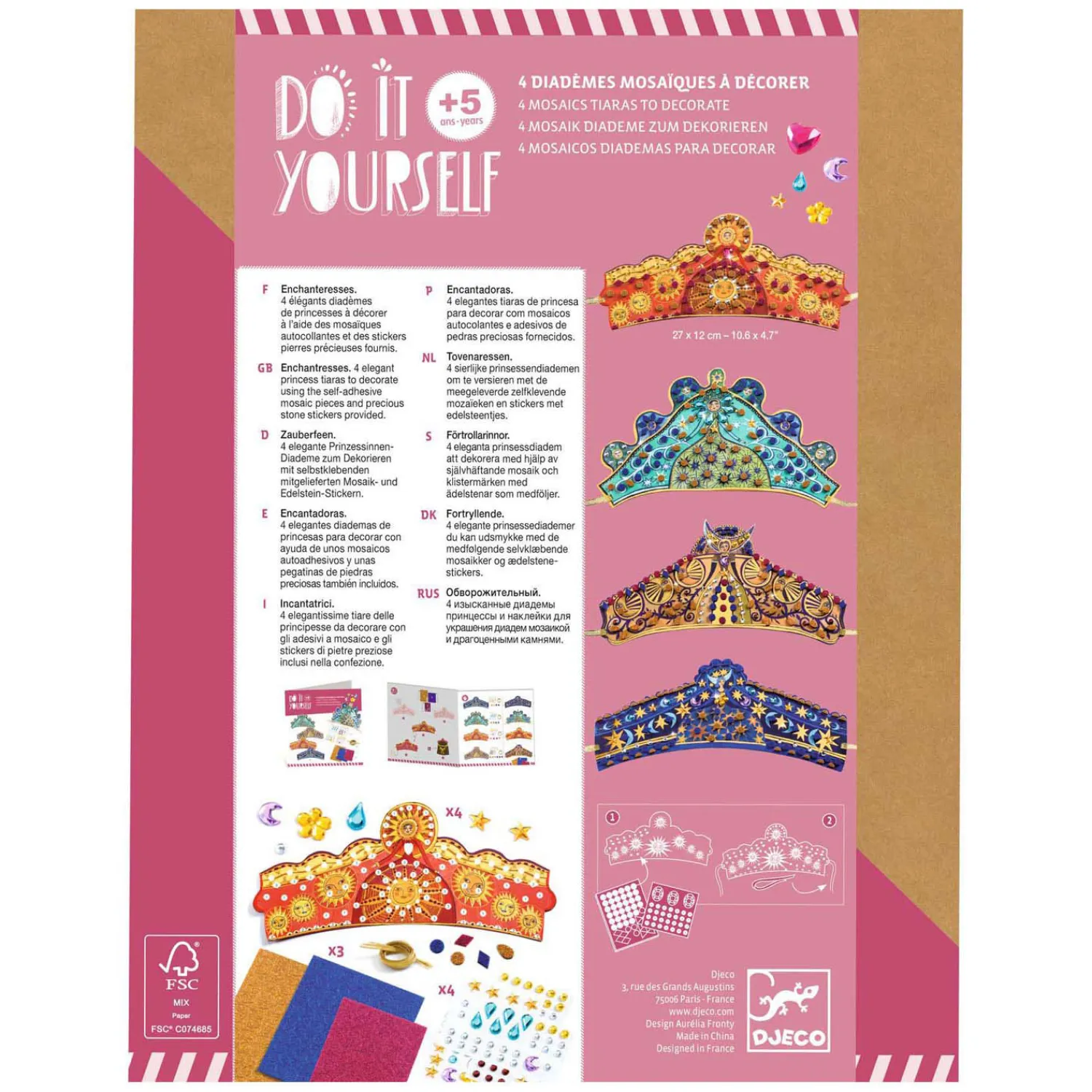 Djeco DIY - Knutselset Diademen-