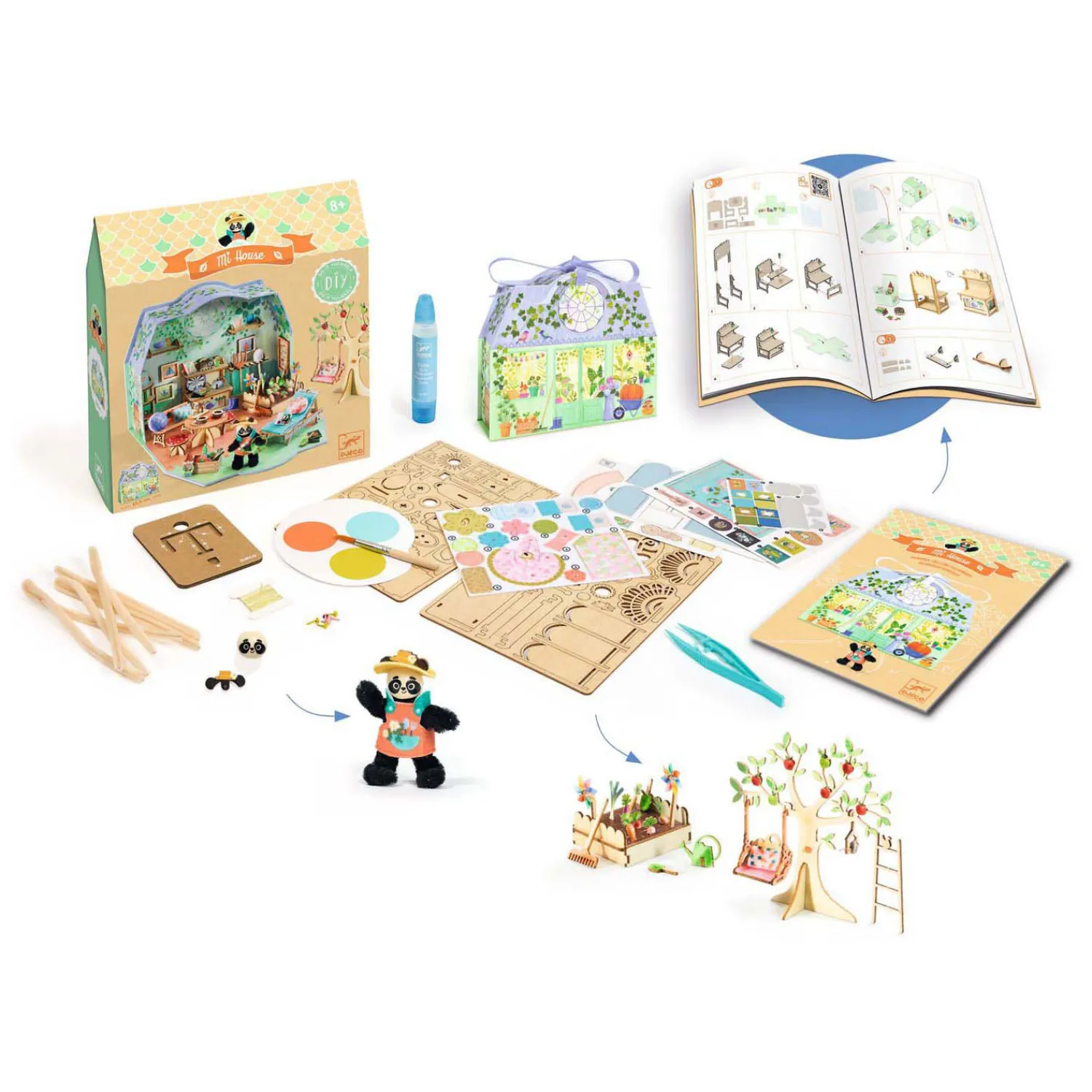 DIY - Knutselset Huisje Maken Olive-Djeco Hot