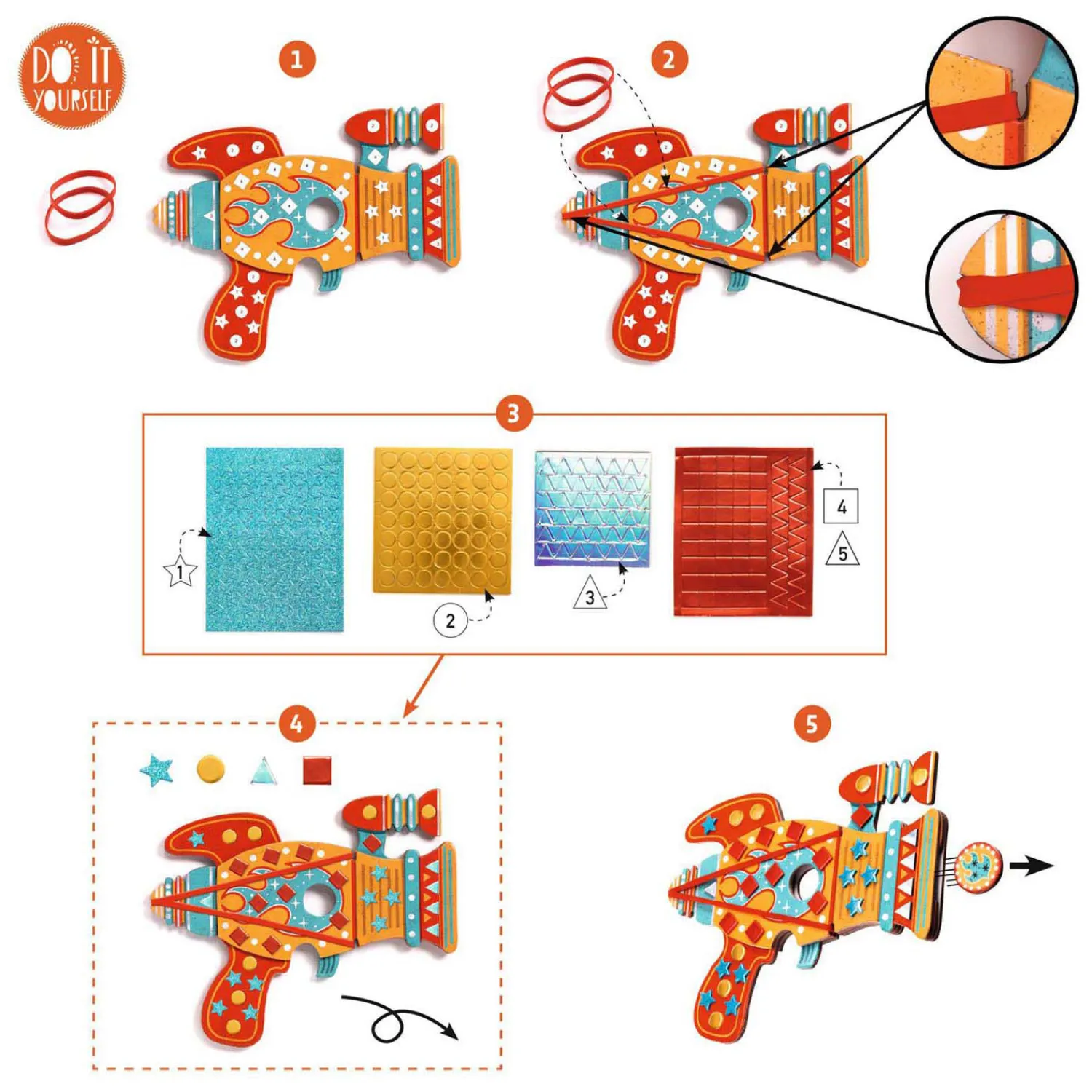 Djeco DIY - Knutselset Raketten en Ruimteschippen> Discount