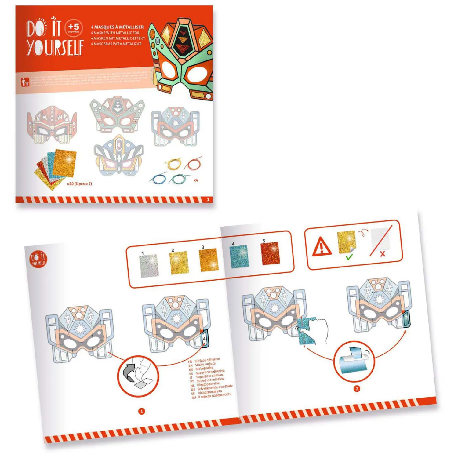 DIY - Masker Super Robots - 4 Maskers-Djeco Best