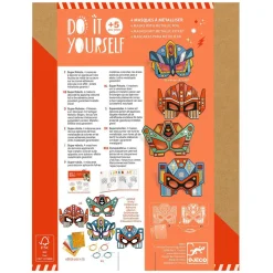 DIY - Masker Super Robots - 4 Maskers-Djeco Best