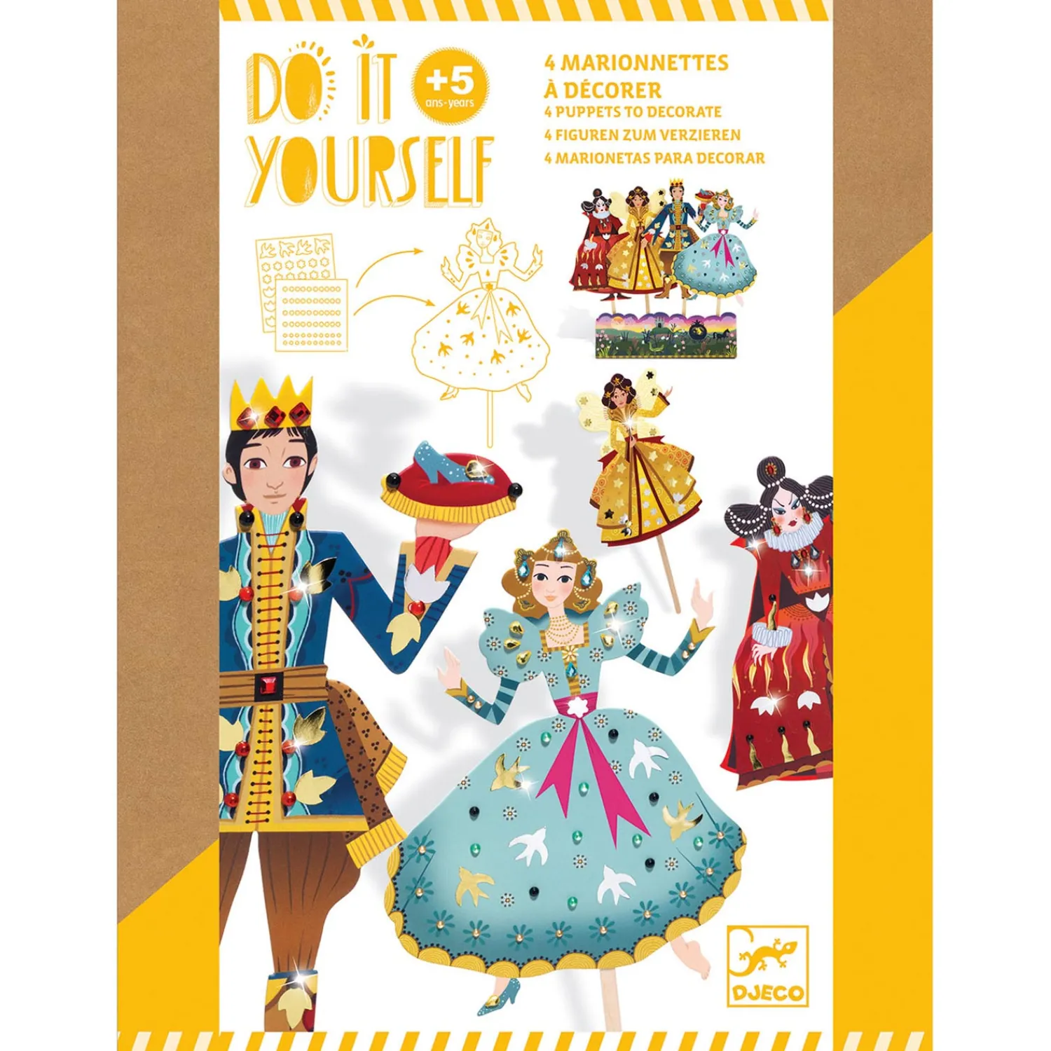 DIY Cinderella Figuren Maken>Djeco Clearance