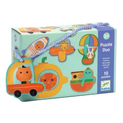 Duo Puzzel Voertuigen - 10 Puzzels>Djeco Hot