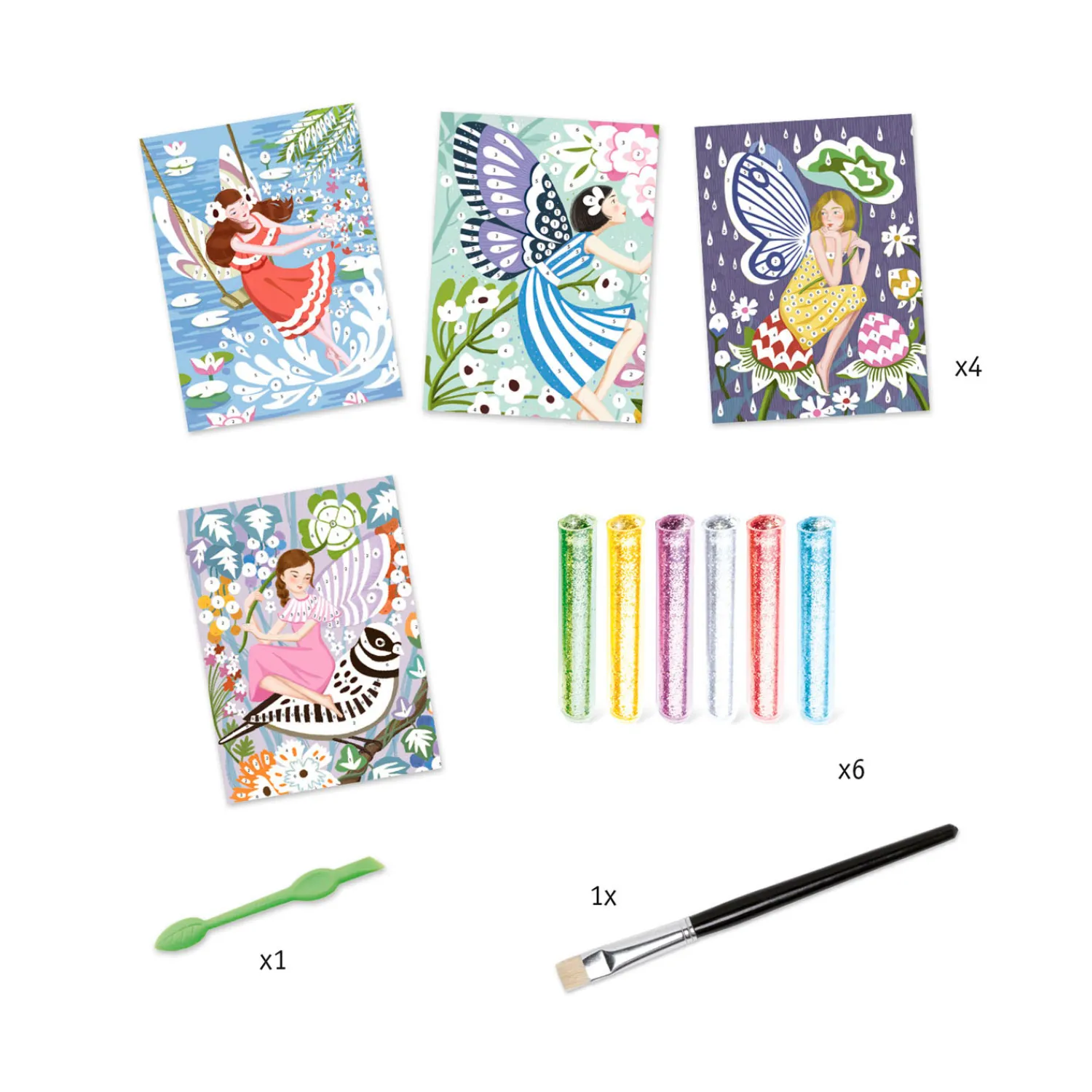 Glitterschilderijen - Feeën>Djeco Discount