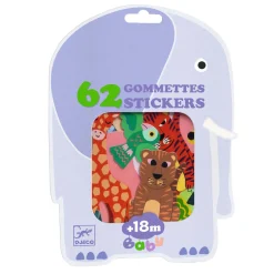 Grote Stickers - Safari Dieren>Djeco Hot