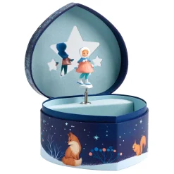 Hartvormige Muziekdoosje - Schaatsster>Djeco Outlet