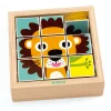Djeco Houten Blokpuzzel, 9st. Outlet
