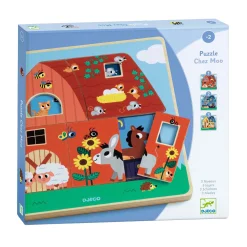 Djeco Houten Lagenpuzzel - 12dlg. Online