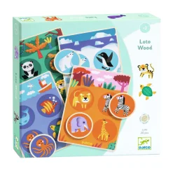 Djeco Houten Lotto Spel Dieren uit de Wereld Sale