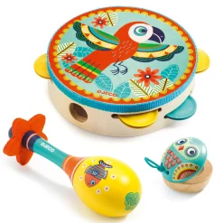 Djeco Houten Muziekset Animambo, 3dlg. Clearance
